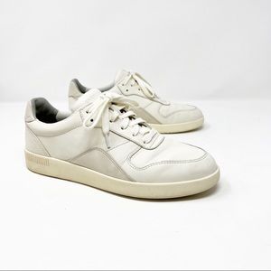 Everlane The Court Sneakers Off White/Fog Leather Women's Size 8.5